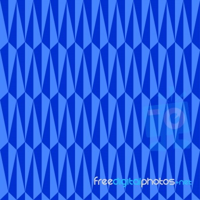 Blue Abstract Geometric Seamless Pattern Stock Image