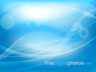 Blue Abstract Techno Background Stock Image