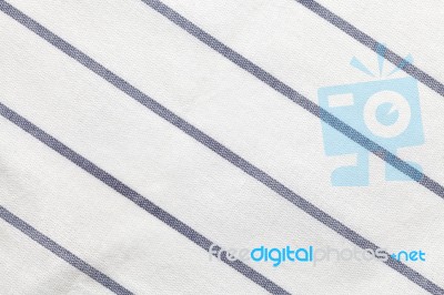 Blue And White Texture Fabric Cotton Background Stock Photo