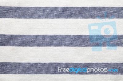 Blue And White Texture Fabric Cotton Background Stock Photo