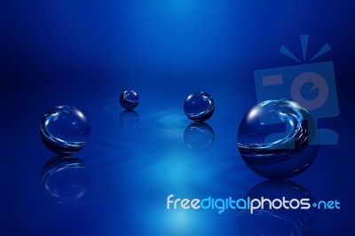 Blue Background Stock Photo