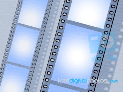 Blue Background Shows Text Space And Backdrop Stock Image