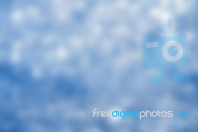 Blue Blur Background Stock Photo