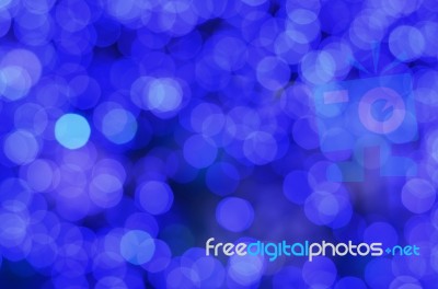 Blue Bokeh Stock Photo