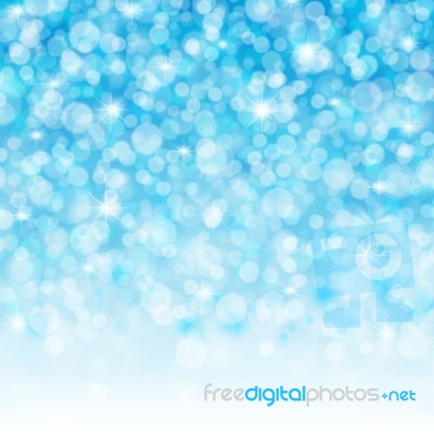 Blue Bokeh Background Stock Image