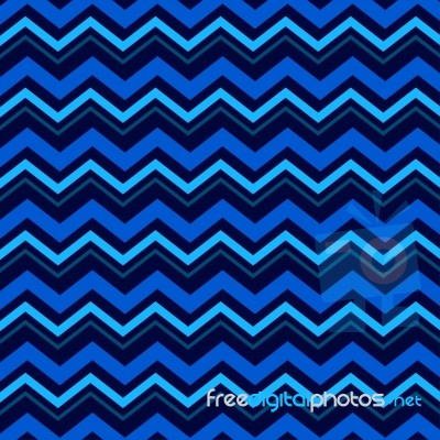 Blue Chevrons Stock Image