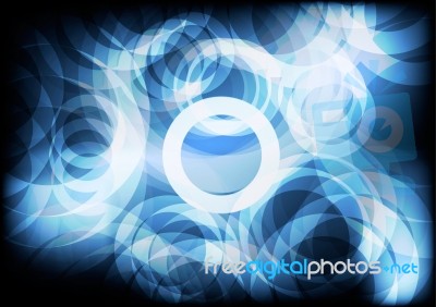 Blue Circle Abstract Backgrounds Stock Image