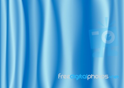 Blue Cloth Abstract Background Stock Image