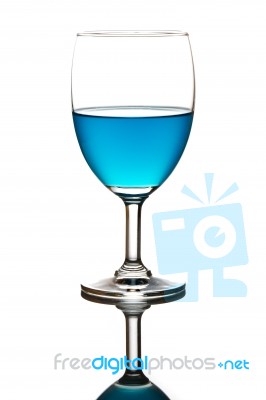 Blue Cocktail Stock Photo