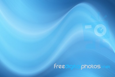 Blue Curved Abstract Background Stock Image