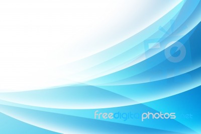 Blue Curved Abstract Background Stock Image