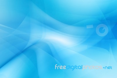 Blue Curved Abstract Background Stock Image