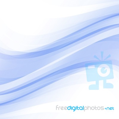 Blue Curved Abstract Background Stock Image