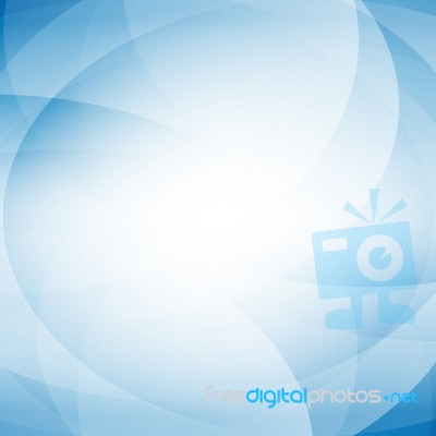 Blue Curved Abstract Background Stock Image