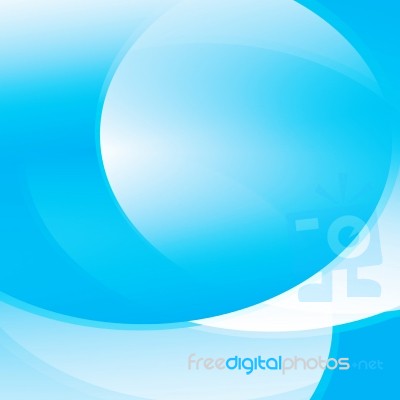 Blue Curved Abstract Background Stock Image