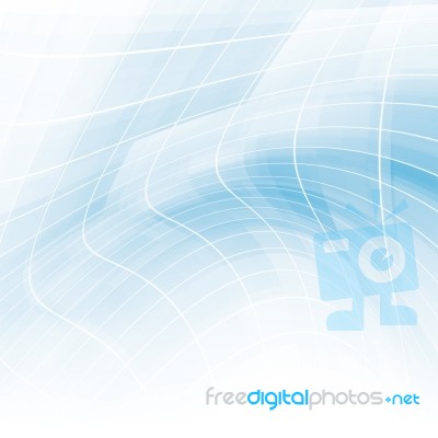 Blue Curved Abstract Background Stock Image