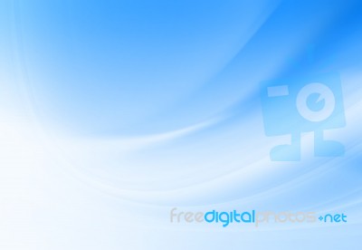 Blue Curved Abstract Background Stock Image