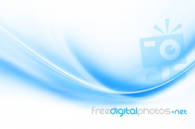 Blue Curved Abstract Background Stock Image