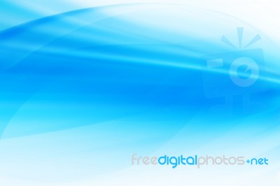 Blue Curved Abstract Background Stock Image