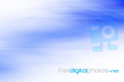 Blue Curved Abstract Background Stock Image