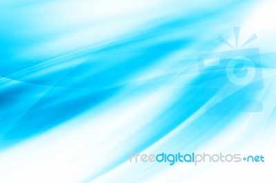 Blue Curved Abstract Background Stock Image