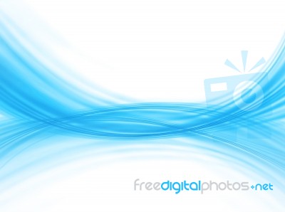 Blue Curved Background Stock Image