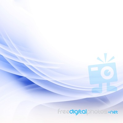 Blue Curved Background Stock Image