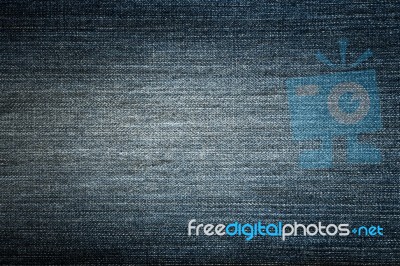 Blue Denim Background Stock Photo