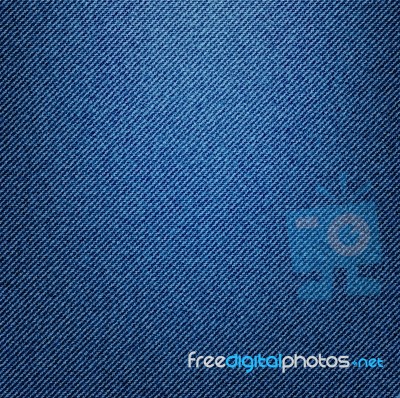 Blue Denim Texture Background Stock Image