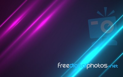 Blue Digit Lens Flare With Bright Light In Black Background Used For Texture And Material Stock Image