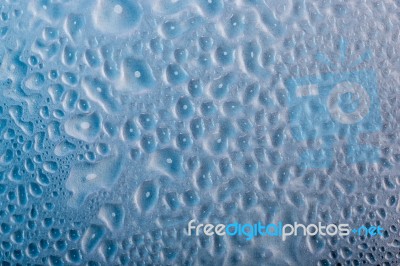 Blue Droplets Stock Photo