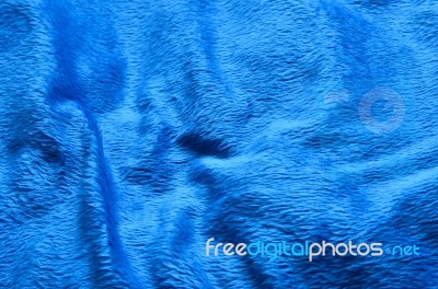 Blue Fabric Carpet Background Stock Photo