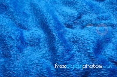 Blue Fabric Carpet Background Stock Photo