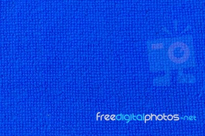 Blue Fabric Texture Background Stock Photo