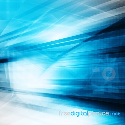 Blue Futuristic Background Stock Image