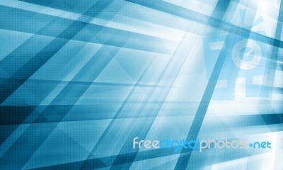 Blue Futuristic Background Stock Image