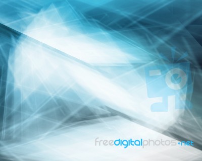 Blue Futuristic Background Stock Image