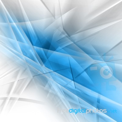 Blue Futuristic Background Stock Image