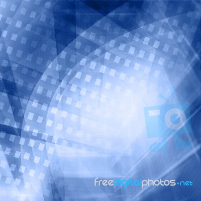 Blue Futuristic Background Stock Image