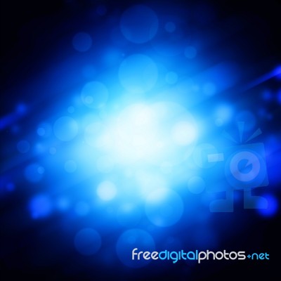 Blue Futuristic Background Stock Image