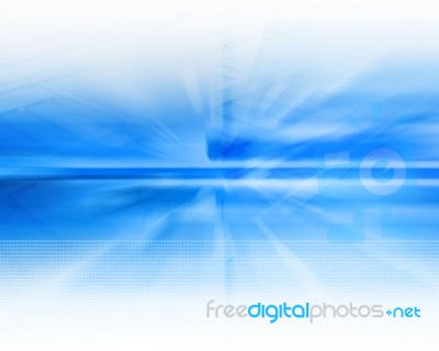 Blue Futuristic Background Stock Image