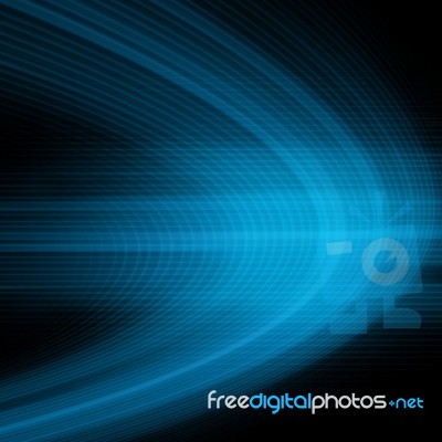 Blue Futuristic Background Stock Image