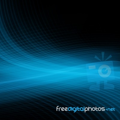 Blue Futuristic Background Stock Image