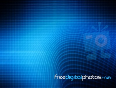 Blue Futuristic Background Stock Image