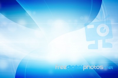 Blue Futuristic Background Stock Image