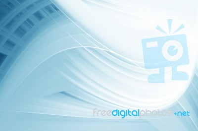 Blue Futuristic Background Stock Image