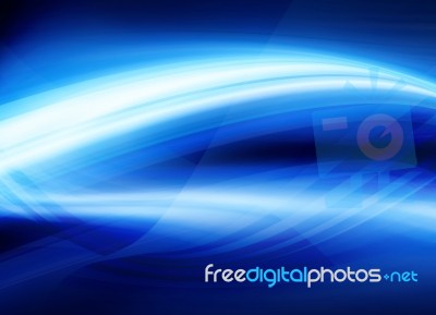 Blue Futuristic Background Stock Image