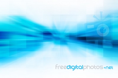 Blue Futuristic Background Stock Image