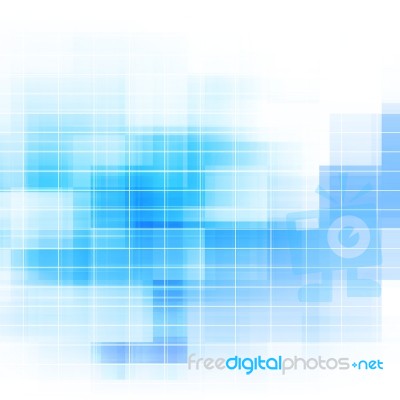 Blue Futuristic Background Stock Image