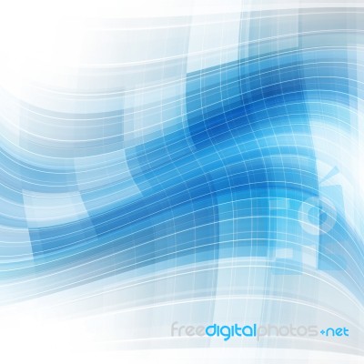 Blue Futuristic Background Stock Image